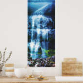 アフタヌーンアットスプレー滝 ポスター (キッチン)