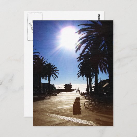 アフタヌーンインエルモザビーチ ポストカード (正面/裏面)