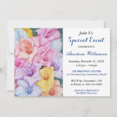 アフタヌーンガーデンパーティーイベント招待状 招待状 (正面)