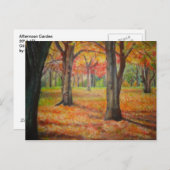アフタヌーンガーデン ポストカード (正面/裏面)