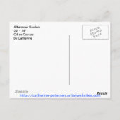 アフタヌーンガーデン ポストカード (裏面)