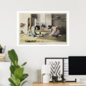 アフタヌーンコール、c.1880 (手の色の卵白p ポスター (ホームオフィス)