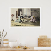 アフタヌーンコール、c.1880 (手の色の卵白p ポスター (キッチン)