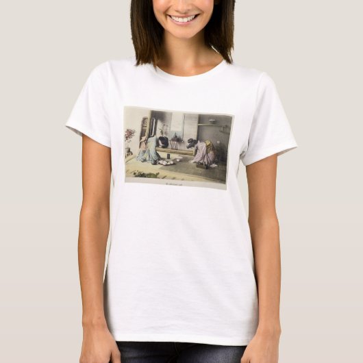 アフタヌーンコール、c.1880 (手の色の卵白p tシャツ (正面)