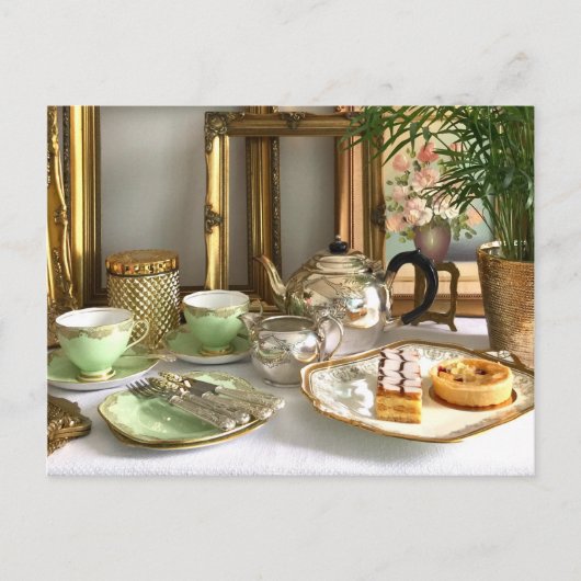 アフタヌーンティーのポストカード ポストカード (正面)