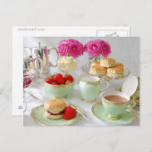 アフタヌーンティーのポストカード ポストカード (正面/裏面)