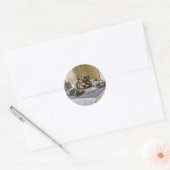 アフタヌーンティーの設定 ラウンドシール (封筒)