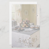 アフタヌーンティーの設定 便箋 (正面/裏面)