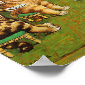 アフタヌーンティーキャッツ、ルイワーイン ポスター (角)