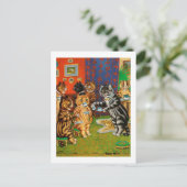 アフタヌーンティーキャッツ、ルイワーイン ポストカード (スタンド正面)