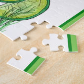 アフタヌーンティーキュウリパーティーディルフィンガーサンドイッチ ジグソーパズル (側面)