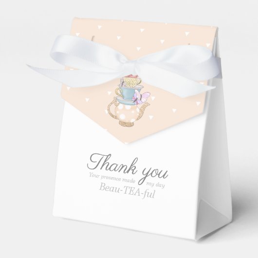 アフタヌーンティーパーティーアイディア フェイバーボックス (正面サイド)