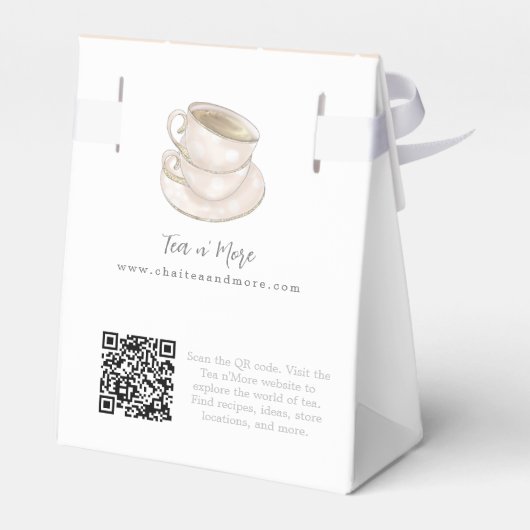 アフタヌーンティーパーティーアイディア フェイバーボックス (裏面サイド)