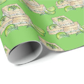 アフタヌーンティーパーティーシャワーキュウリのサンドイッチ ラッピングペーパー (ロールコーナー)
