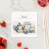 アフタヌーンティーパーティーベビーシャワー紙 スタンダードカクテルナプキン (インサイチュ)