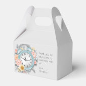 アフタヌーンティーパーティーベビーシャワー フェイバーボックス (裏面サイド)