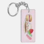 アフタヌーンティーパーティーマカロンティーカップクリームスコーン キーホルダー (正面左)