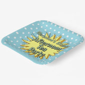 アフタヌーンティーパーティー50年代スタイルレトロビベス ペーパープレート (傾斜あり)