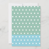 アフタヌーンティーパーティー50年代スタイルレトロビベス 招待状 (裏面)