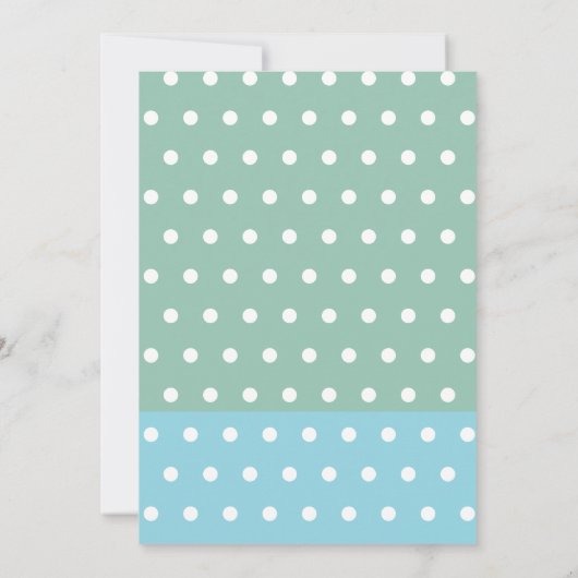 アフタヌーンティーパーティー50年代スタイルレトロビベス 招待状 (裏面)