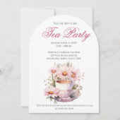 アフタヌーンティーパーティー 招待状 (正面)