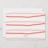 アフタヌーンティーベビーシャワー招待状 招待状 (裏面)