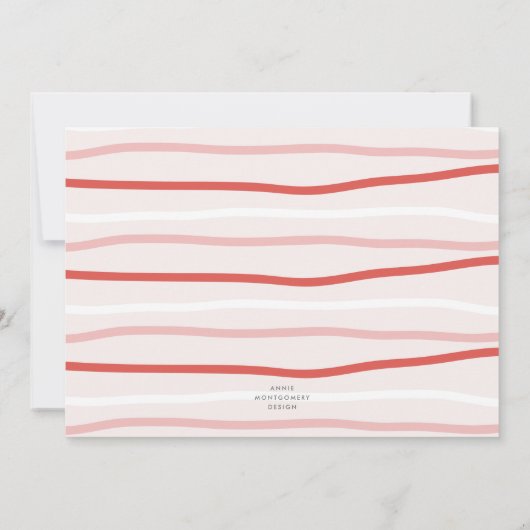 アフタヌーンティーベビーシャワー招待状 招待状 (裏面)