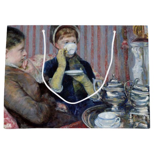 アフタヌーンティーメアリーカッサットラージ抱き枕 ラージペーパーバッグ (正面)