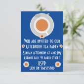 アフタヌーンティー招待状 エンクロージャーカード (スタンド正面)