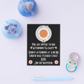 アフタヌーンティー招待状 チラシ (シングル)