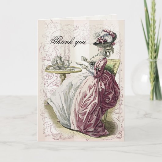 アフタヌーンティー!ありがとうございます。 サンキューカード (正面)