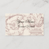 アフタヌーンティー、アイボリー コーリングカード (裏面)