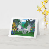 アフタヌーンティー カード (黄色い花)