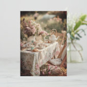 アフタヌーンティー & タイニー トゥーズ スプリンкл | ガーデン レース 招待状 (スタンド正面)