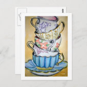 アフタヌーンティー ポストカード (正面/裏面)