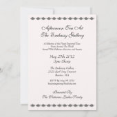 アフタヌーンティー – 招待状カスタマイズ() 招待状 (裏面)