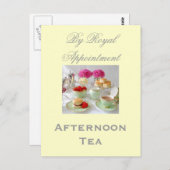 アフタヌーンティー「王室のアポイントメント別」はがき ポストカード (正面/裏面)
