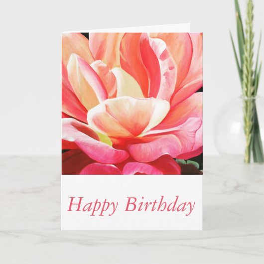 アフタヌーンディライト – 誕生日カード カード (正面)