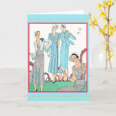 アフタヌーンドレス カード (黄色い花)