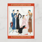 アフタヌーンドレス(1931) シーズンポストカード (正面)