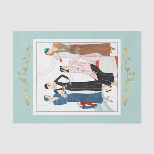 アフタヌーンドレス(1931) 薄葉紙 (正面)