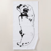 アフタヌーン昼寝バイザウォーター ビーチタオル (正面)