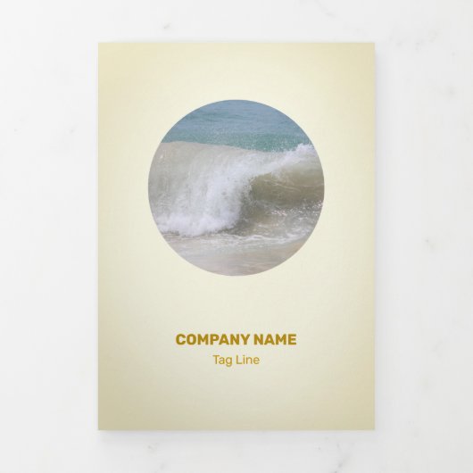 アフタブルブラウンとオレンジニート 三つ折りカード (カバー)