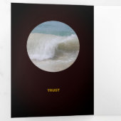 アフタブルブラウンとオレンジニート 三つ折りカード (内部最初)