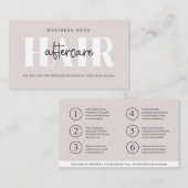 アフタモダンーケアヘアの指示名刺 名刺 (正面/裏面)