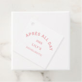 アフターオールデイピンク ブライズメイド スキーパーティー スクエア フェイバータグ (インサイチュ)