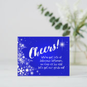 アフタークリスマスホリデーポトラックパーティの招待状 インビテーションポストカード (スタンド正面)