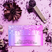 アフターケアの指示がピンクの滴りを輝かせる 名刺