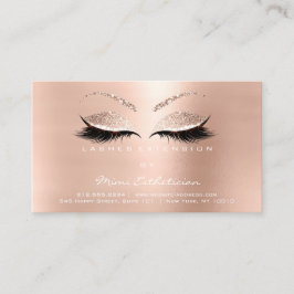 アフターケアの指示が点滅する拡張白 名刺