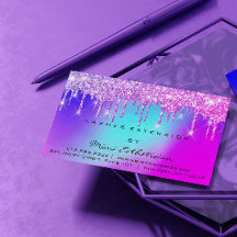 アフターケアの指示が点滅ピンクのドリップホログラフ